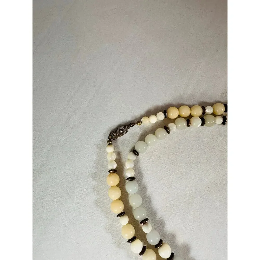 Vintage Beaded Opera Length Necklace 33